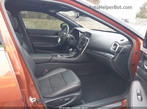1N4AA6EV3LC369937 2020 NISSAN MAXIMA SR Orange Вид салону спереду