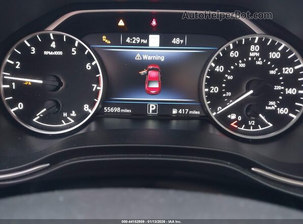 1N4AA6EV3LC369937 2020 NISSAN MAXIMA SR Orange Вид задніх сидінь