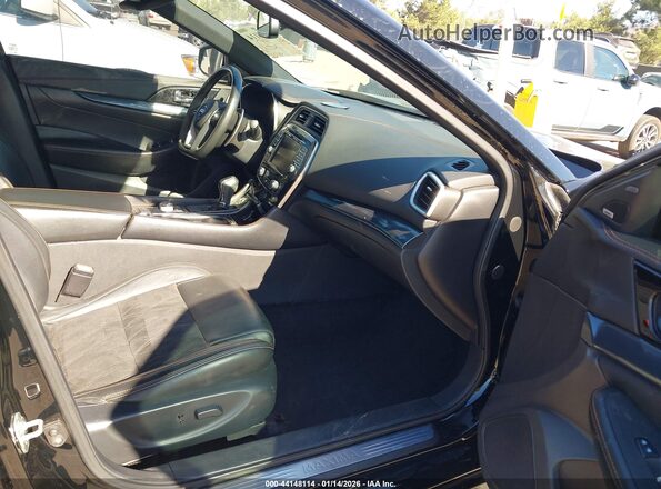 1N4AA6EV3LC382686 2020 NISSAN MAXIMA SR Black Вид салону спереду
