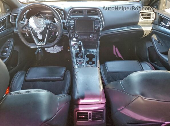 1N4AA6EV3LC383630 2020 NISSAN MAXIMA SR Black წინა პანელის ხედი