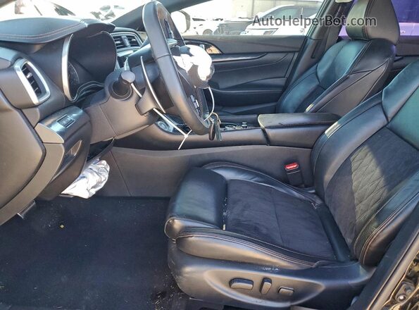 1N4AA6EV3LC383630 2020 NISSAN MAXIMA SR Black წინა სალონის ხედი