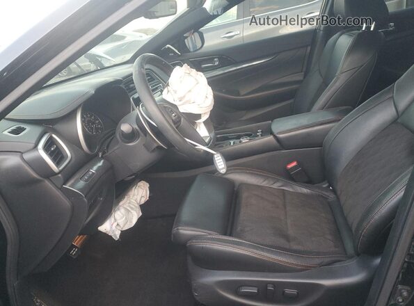 1N4AA6EV3PC507160 2023 NISSAN MAXIMA SR Black Front interior view