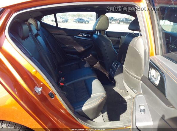 1N4AA6EV4LC362222 2020 NISSAN MAXIMA SR Orange Widok naklejki z numerem VIN