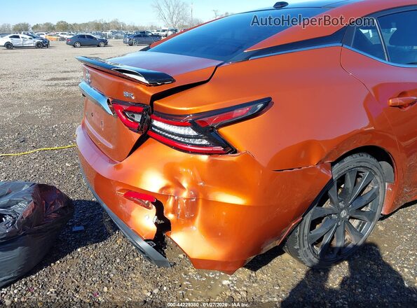 1N4AA6EV4LC362222 2020 NISSAN MAXIMA SR Orange Widok z przodu