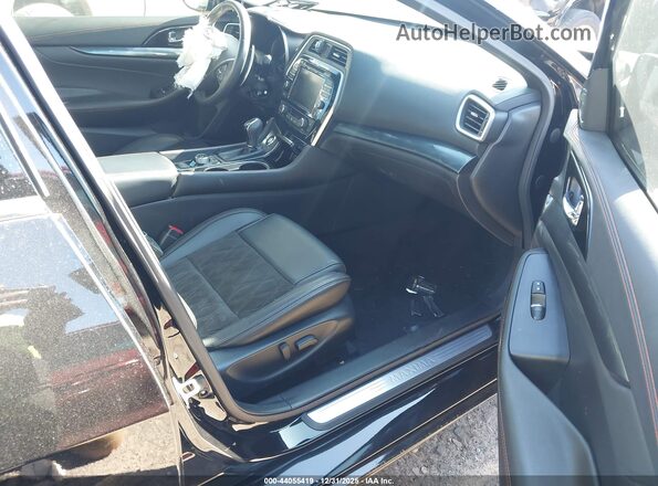 1N4AA6EV8PC514086 2023 NISSAN MAXIMA SR Black Вид салону спереду