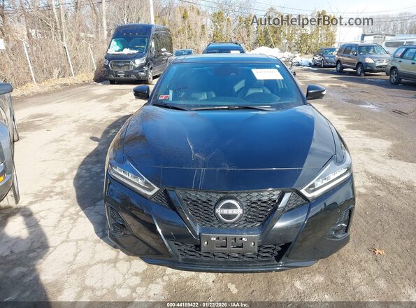 1N4AA6EV9PC503128 2023 NISSAN MAXIMA SR Black უკანა სალონის ხედი