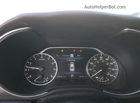 1N4AA6EV9PC507678 2023 NISSAN MAXIMA SR White Vista del cuadro de instrumentos