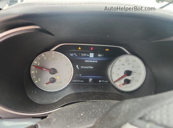 1N4AA6FV0MC505070 2021 NISSAN MAXIMA PLATINUM Gray ხელსაწყოთა პანელის ხედი