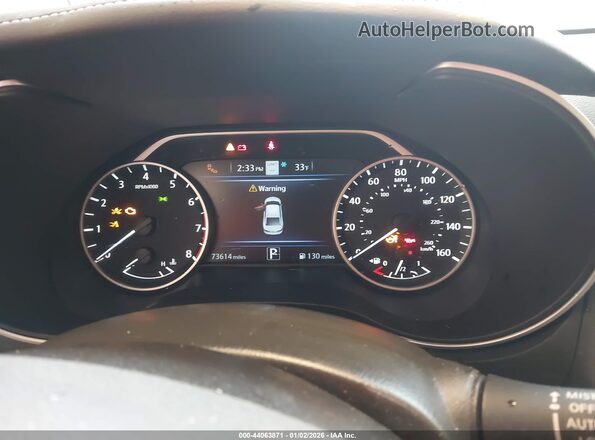 1N4AA6FV0MC506025 2021 NISSAN MAXIMA PLATINUM White უკანა სავარძლების ხედი