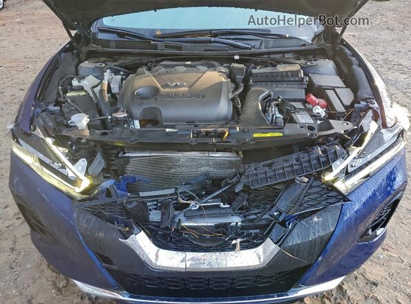 1N4AA6FV1PC503932 2023 NISSAN MAXIMA PLATINUM Blue Vista interior trasera