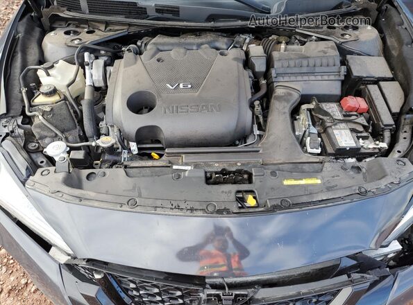 1N4AA6FV3MC503880 2021 NISSAN MAXIMA PLATINUM Gray Rear interior view