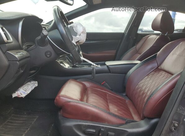 1N4AA6FV3MC503880 2021 NISSAN MAXIMA PLATINUM Gray Front interior view