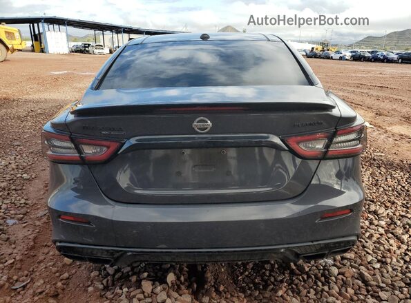 1N4AA6FV3MC503880 2021 NISSAN MAXIMA PLATINUM Gray Rear view