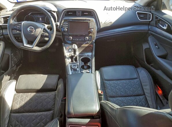 1N4AA6FV3MC508626 2021 NISSAN MAXIMA PLATINUM Black წინა პანელის ხედი