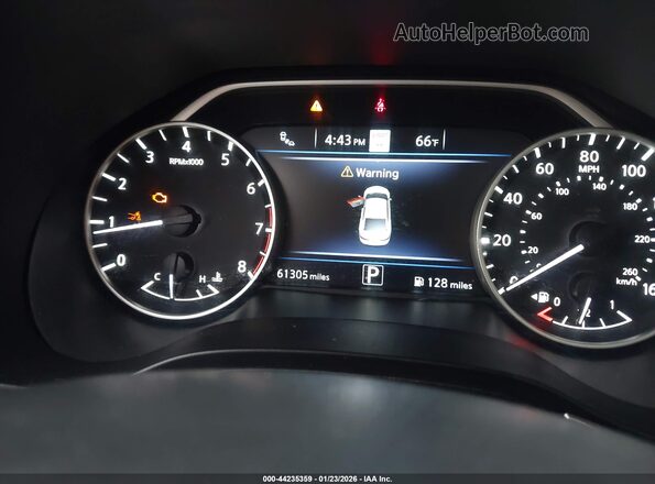 1N4AA6FV6PC501299 2023 NISSAN MAXIMA PLATINUM White Հետևի նստատեղերի տեսք
