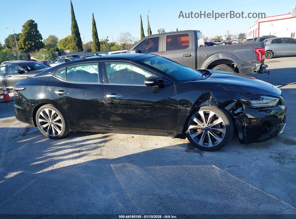 1N4AA6FVXPC501323 2023 NISSAN MAXIMA PLATINUM Черный Вид задней части салона