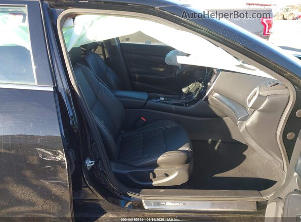 1N4AA6FVXPC501323 2023 NISSAN MAXIMA PLATINUM Черный Вид салона спереди