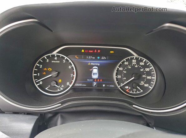1N4AA6FVXPC511897 2023 NISSAN MAXIMA PLATINUM Gray Instrument cluster view