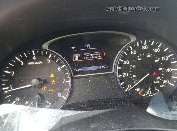 1N4AL3AP1HN349553 2017 NISSAN ALTIMA White Вид щитка приладів