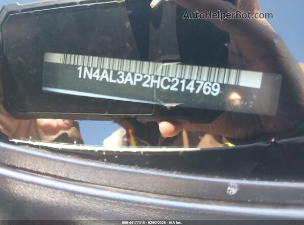 1N4AL3AP2HC214769 2017 NISSAN ALTIMA White ძრავის განყოფილების ხედი