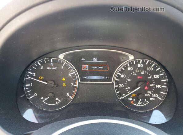 1N4AL3AP5JC276558 2018 NISSAN ALTIMA White Instrument cluster view
