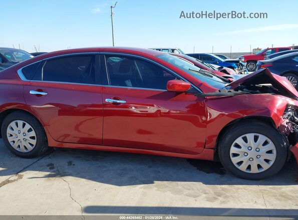 1N4AL3AP8HN334340 2017 NISSAN ALTIMA Красный Панорамный вид салона 360°