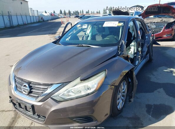 1N4AL3APXGC177663 2016 NISSAN ALTIMA Brown Առջևի ձախ երեք քառորդ տեսարան