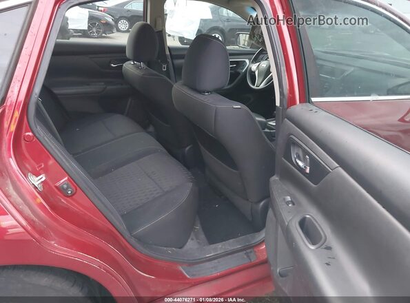 1N4AL3APXJC141642 2018 NISSAN ALTIMA Burgundy Vista de la etiqueta del VIN