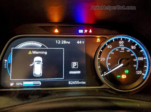 1N4AZ1CP1JC301634 2018 NISSAN LEAF Серый 