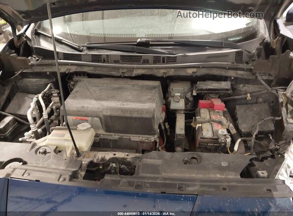 1N4AZ1CP1JC304811 2018 NISSAN LEAF Blue Widok z tyłu