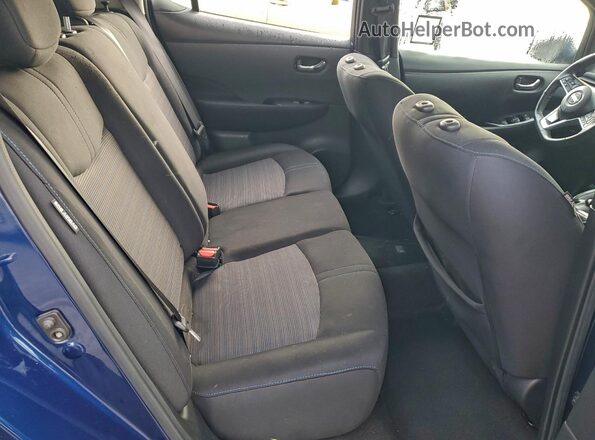1N4AZ1CP4LC307642 2020 NISSAN LEAF Blue Vista de los asientos traseros