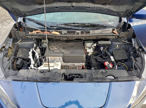 1N4AZ1CP4LC307642 2020 NISSAN LEAF Blue Vista interior trasera