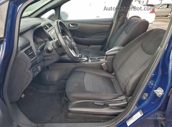 1N4AZ1CP4LC307642 2020 NISSAN LEAF Blue Vista interior delantera