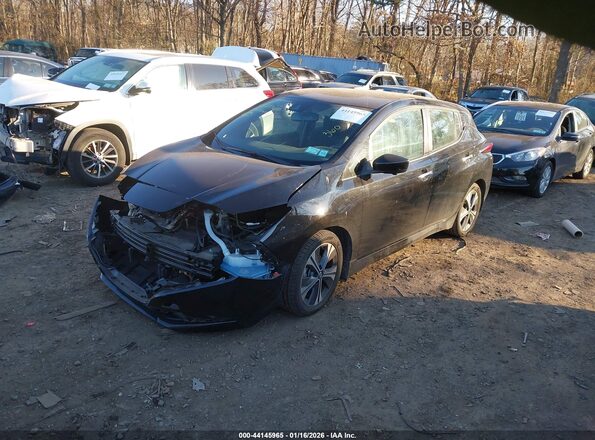 1N4AZ1CV2MC556196 2021 NISSAN LEAF Black Передня ліва чверть