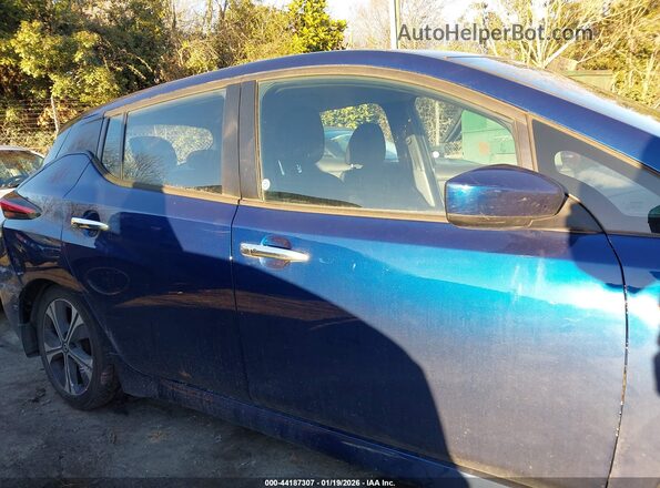 1N4AZ1CV4NC563376 2022 NISSAN LEAF Blue Սալոնի հետևի տեսք