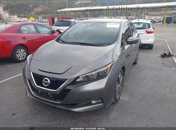 1N4AZ1CV6MC556329 2021 NISSAN LEAF Black Vista tres cuartos delantera izquierda