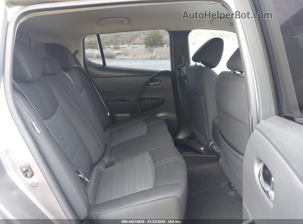 1N4AZ1CV6MC556329 2021 NISSAN LEAF Black Vista de la etiqueta del VIN