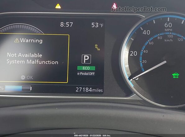 1N4AZ1CV6MC556329 2021 NISSAN LEAF Black 