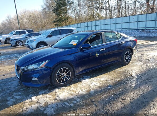 1N4BL4BV0LC134662 2020 NISSAN ALTIMA Blue წინა მარცხენა ხედი სამი მეოთხედიდან