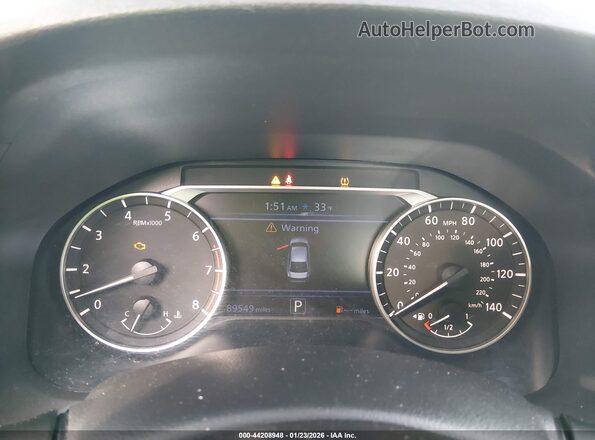 1N4BL4BV8LC159552 2020 NISSAN ALTIMA Silver Rear seats view