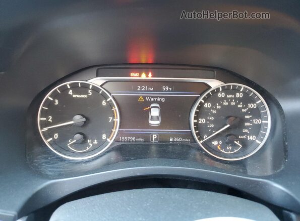 1N4BL4BV9LC232329 2020 NISSAN ALTIMA Silver Instrument cluster view