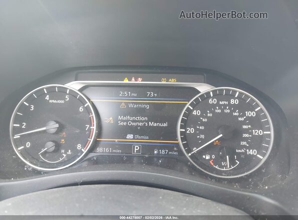 1N4BL4CV5MN363424 2021 NISSAN ALTIMA White Widok tylnych siedzeń