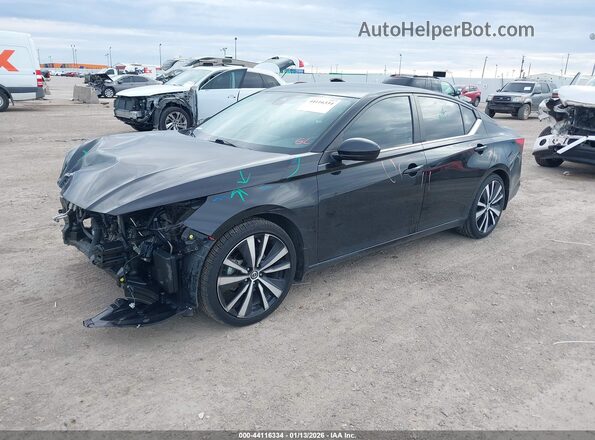 1N4BL4CV6NN359433 2022 NISSAN ALTIMA Black Առջևի ձախ երեք քառորդ տեսարան