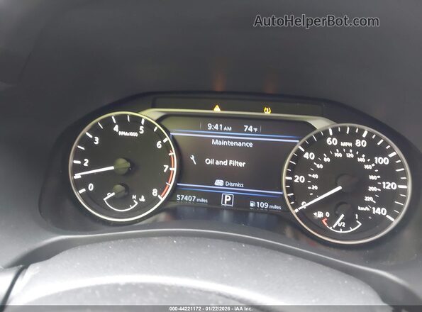 1N4BL4CVXMN372622 2021 NISSAN ALTIMA Black Widok tylnych siedzeń