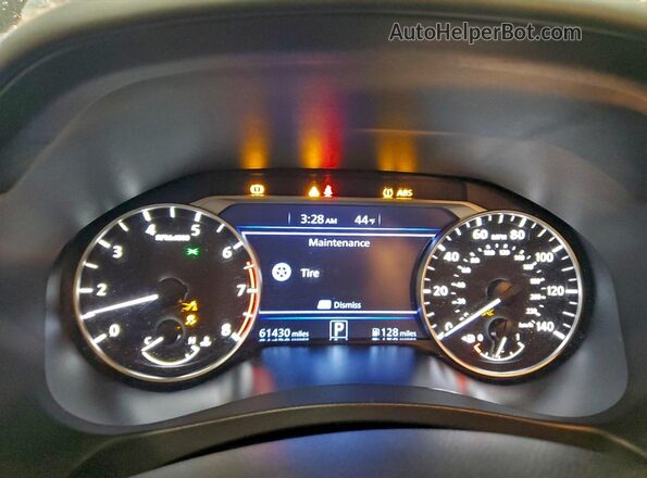 1N4BL4CW7NN342147 2022 NISSAN ALTIMA Black Instrument cluster view
