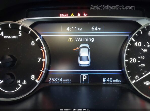 1N4BL4DV0NN396752 2022 NISSAN ALTIMA Silver უკანა სავარძლების ხედი