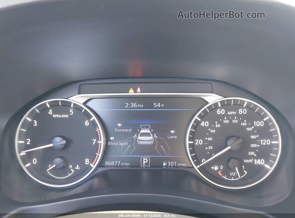 1N4BL4DV1MN334582 2021 NISSAN ALTIMA Silver Հետևի նստատեղերի տեսք