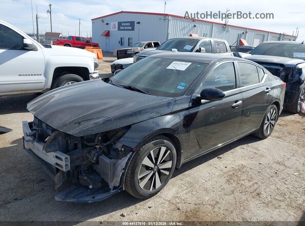1N4BL4DV2MN332565 2021 NISSAN ALTIMA Black წინა მარცხენა ხედი სამი მეოთხედიდან