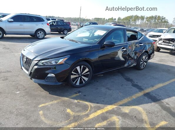1N4BL4DV3MN340206 2021 NISSAN ALTIMA Black წინა მარცხენა ხედი სამი მეოთხედიდან
