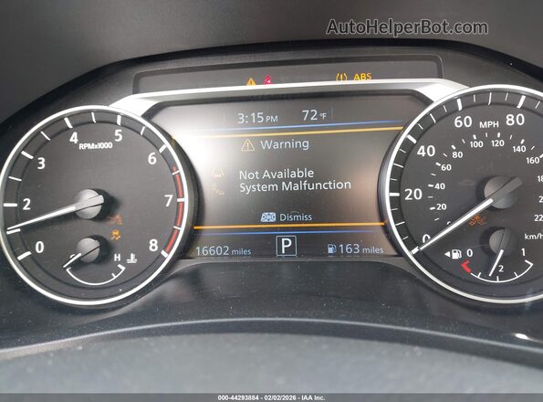 1N4BL4DV5SN389632 2025 NISSAN ALTIMA White Вид задніх сидінь